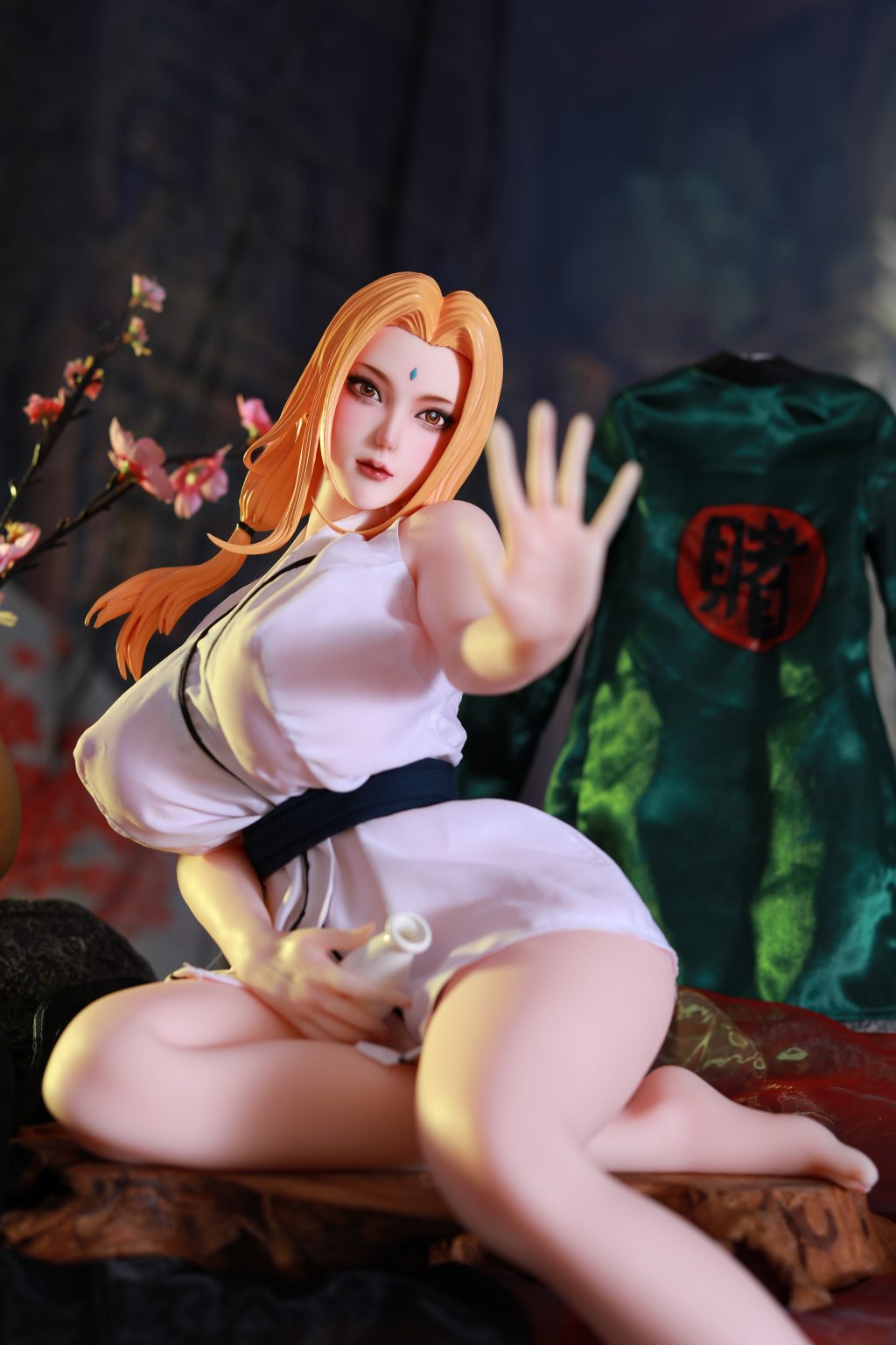 Tsunade Hentai-Anime-Sex-Puppe in einer Nacktproduktpose