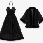Option Schwarzes Kleid