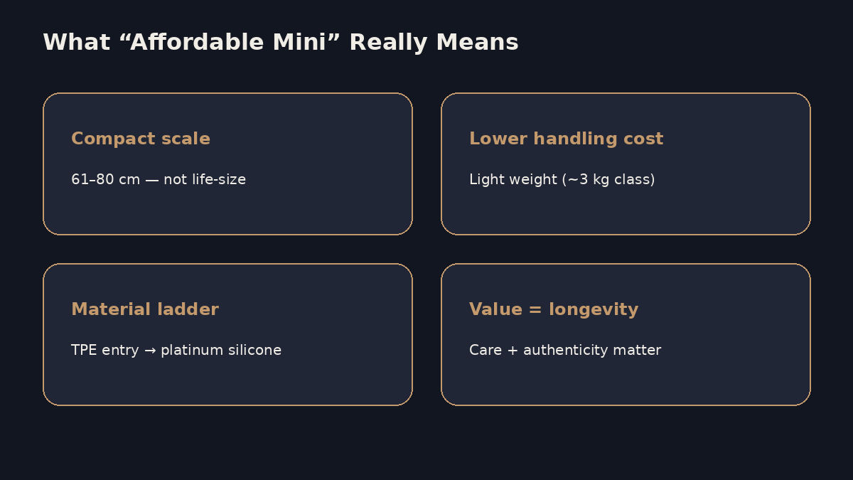 What affordable mini sex dolls mean for adult collectors